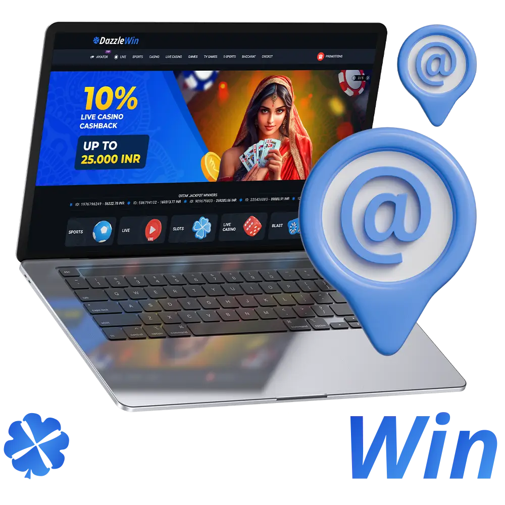 You can contact us through one of the official DazzleWin contacts.