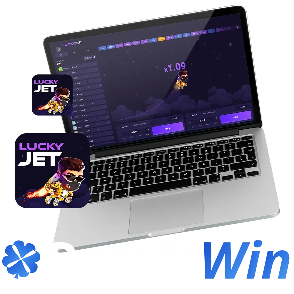Experience the famous Lucky Jet game available at DazzleWin Casino.